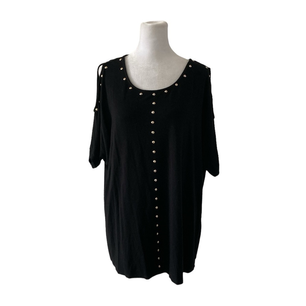 Philosophy 1X top black short sleeves